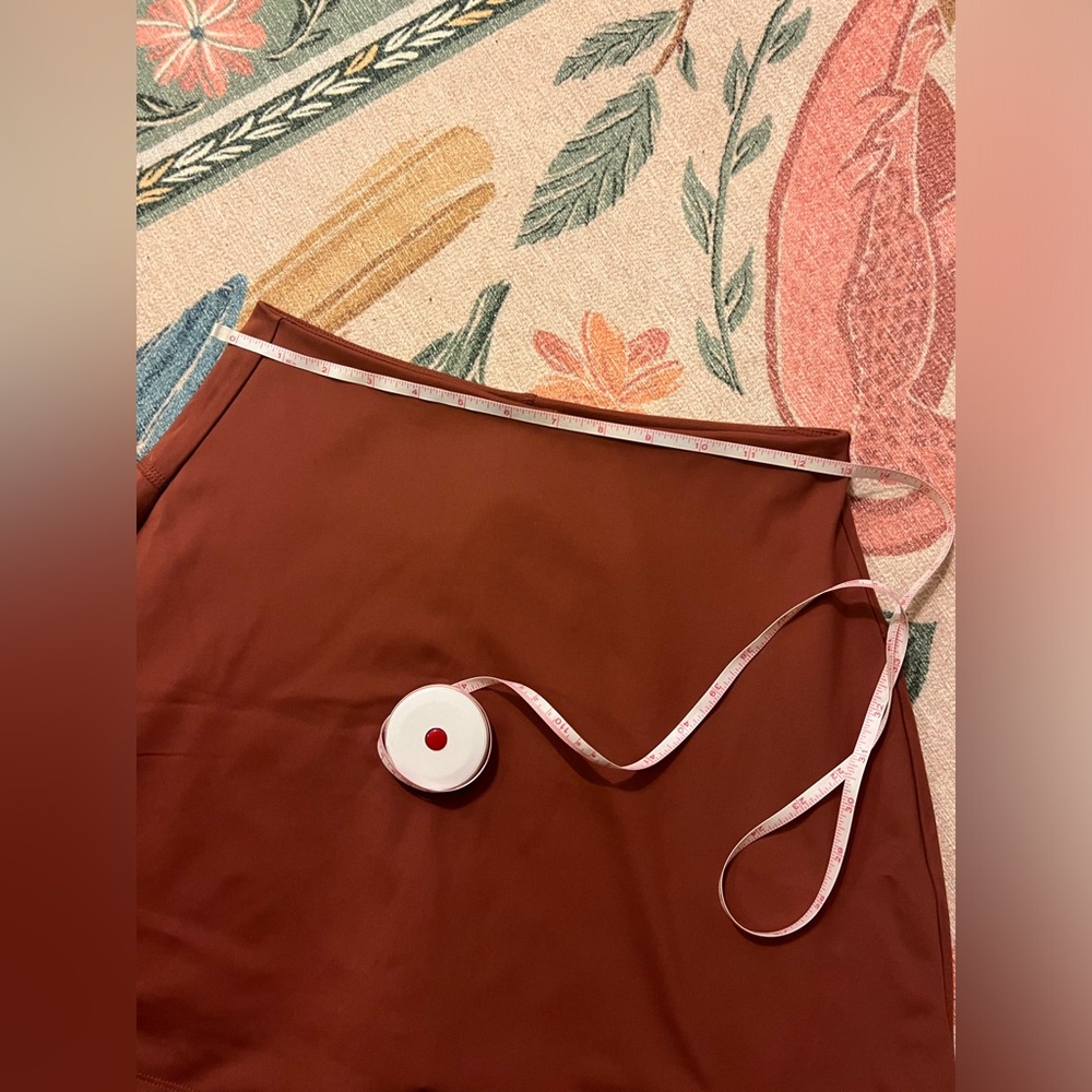 Girlfriend Collective Rust Mini Skirt - Picture 15 of 16